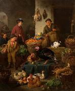 Henry Charles Bryant The Market Stall oil painting